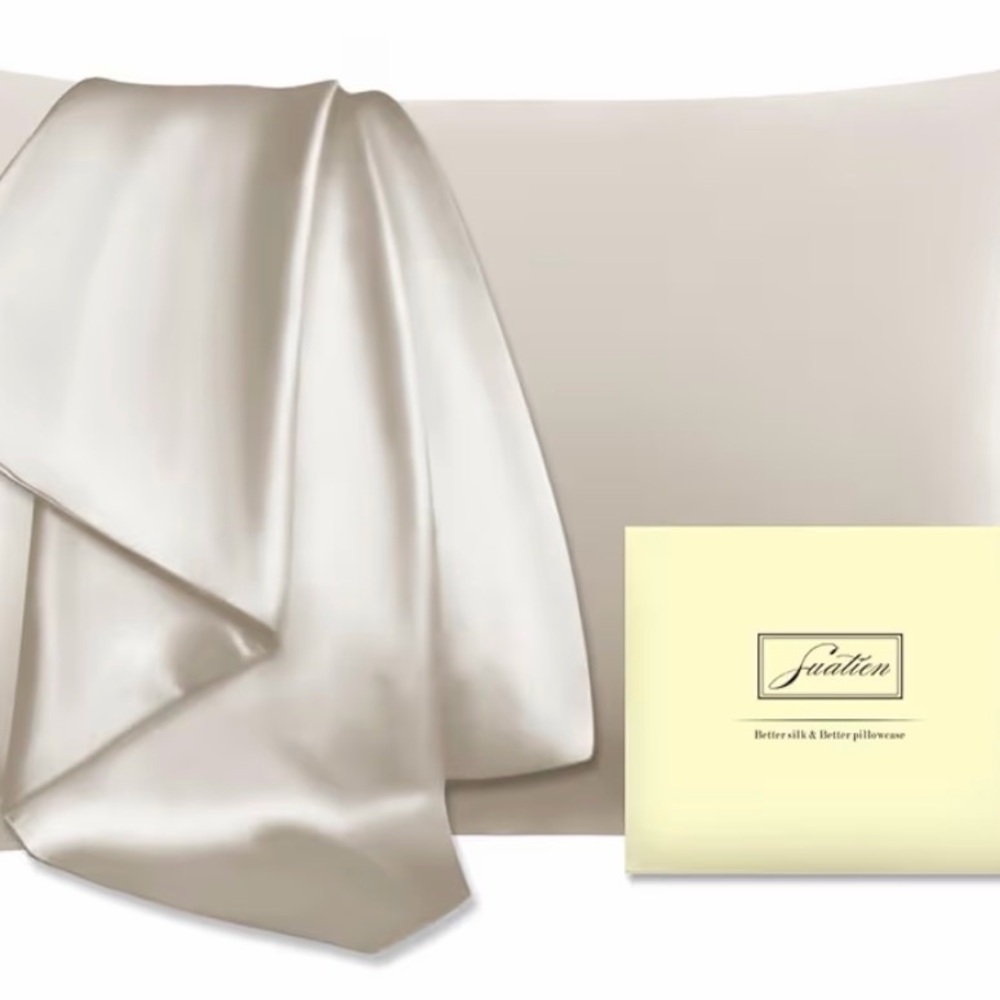 Ivory Silk Pillowcase